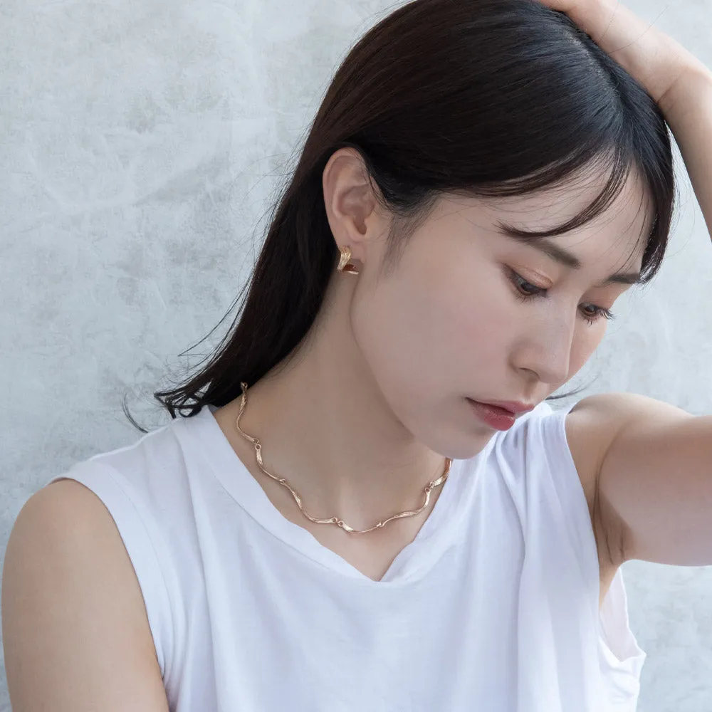 Wave C Shaped Earrings