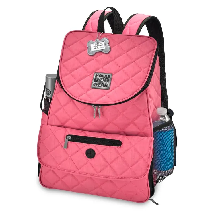 Weekender Backpack ~ Pink (All Size Dogs)