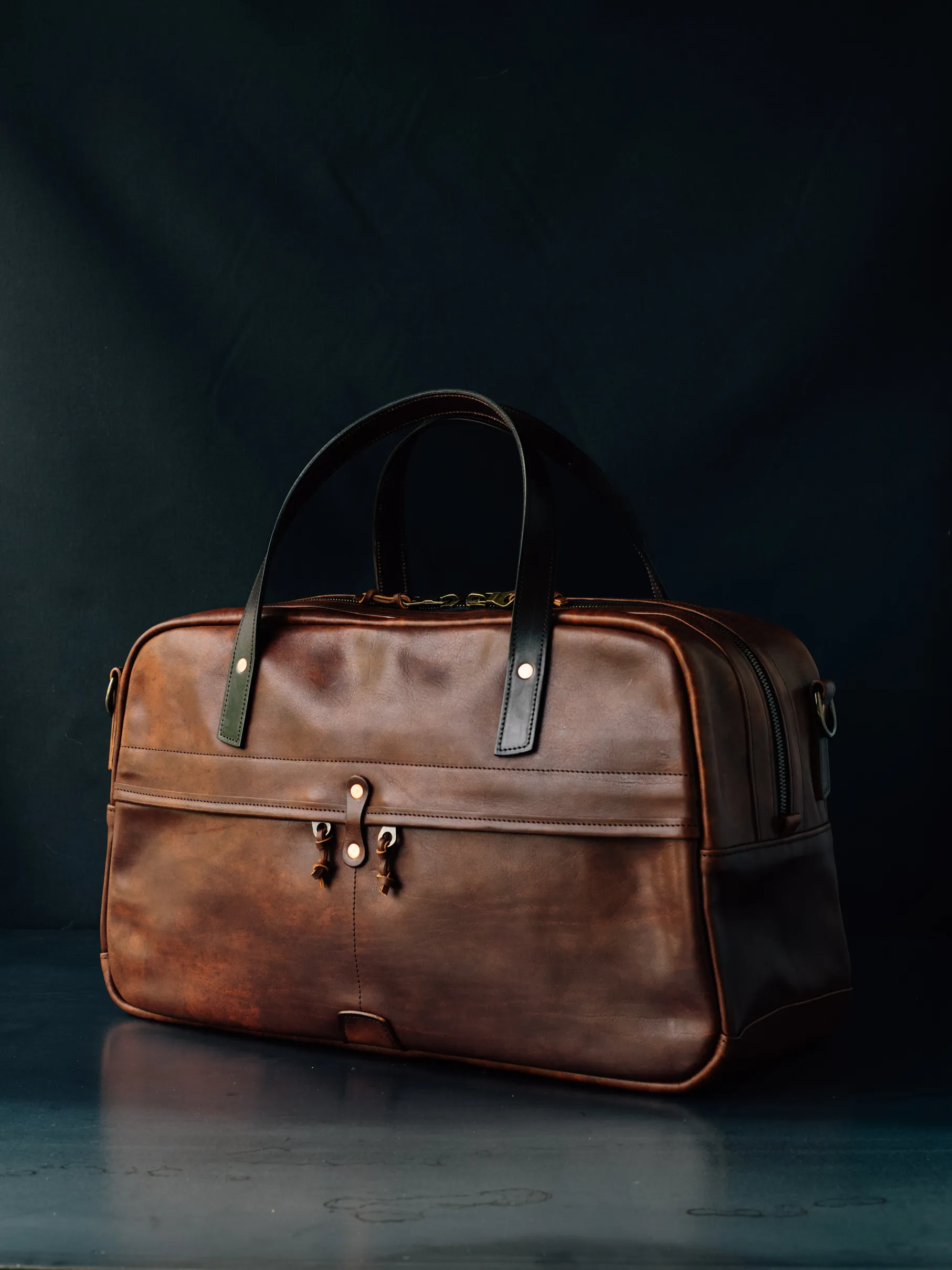 Weekender Duffle - Cognac Nemesis Leather - Christmas Delivery