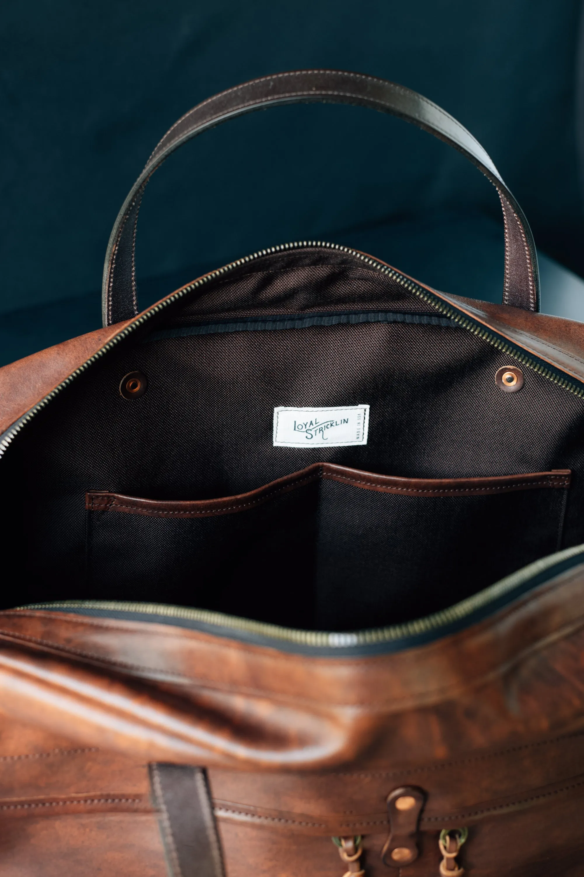 Weekender Duffle - Cognac Nemesis Leather - Christmas Delivery