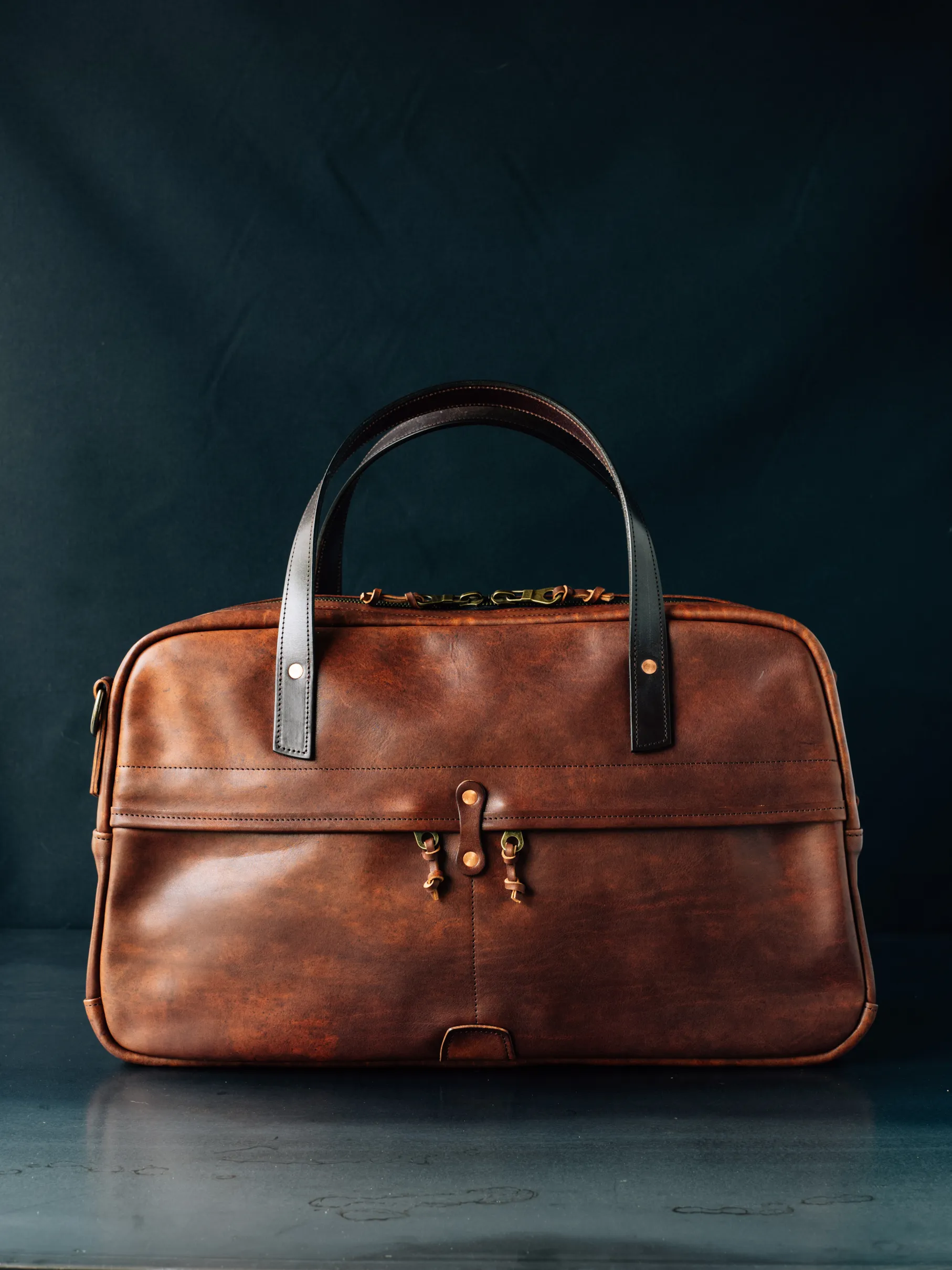 Weekender Duffle - Cognac Nemesis Leather - Christmas Delivery