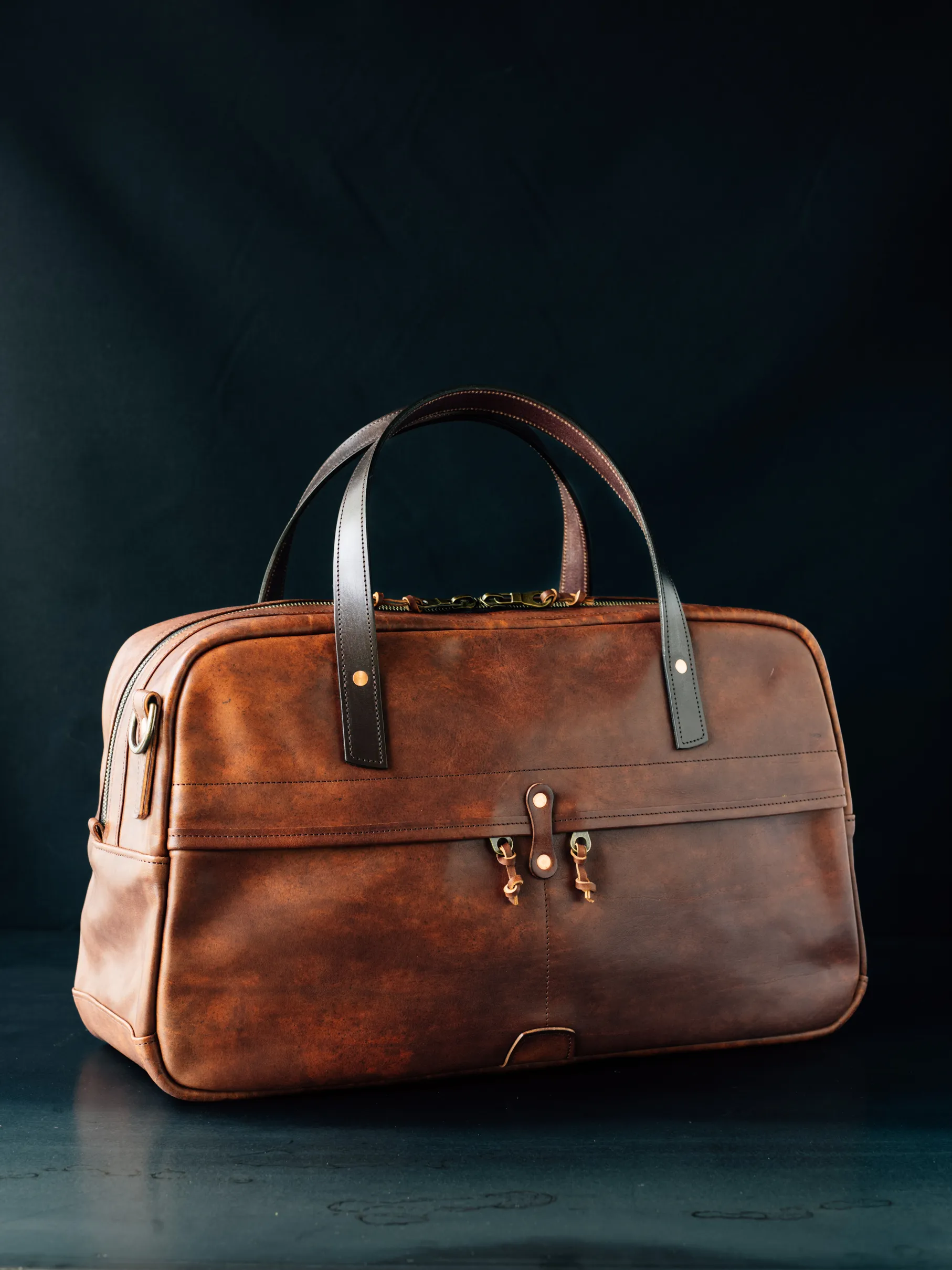 Weekender Duffle - Cognac Nemesis Leather - Christmas Delivery