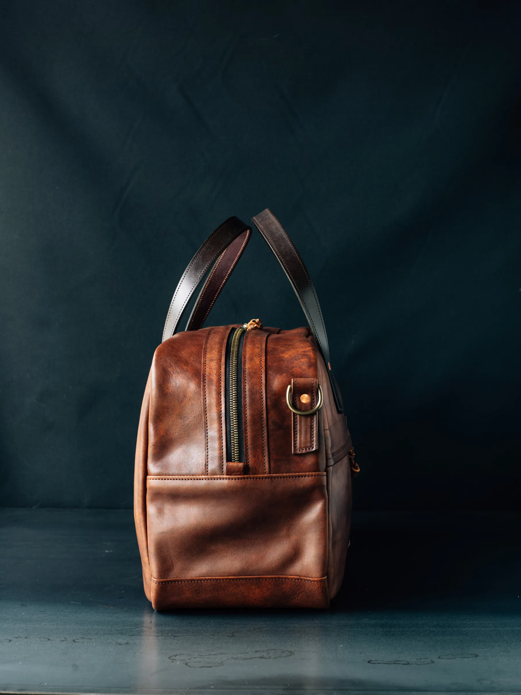 Weekender Duffle - Cognac Nemesis Leather - Christmas Delivery