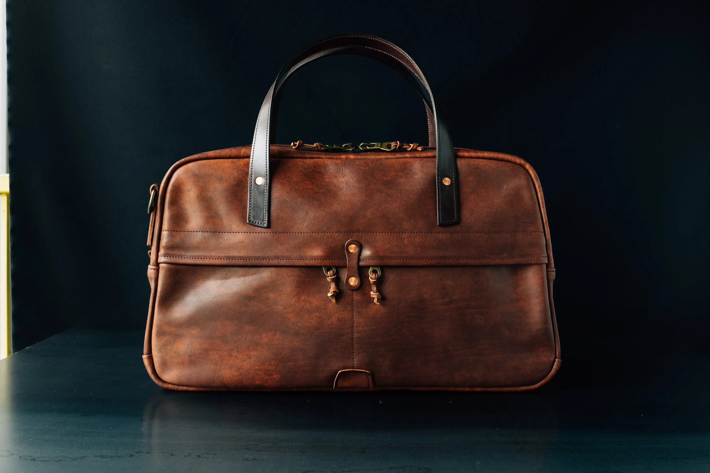 Weekender Duffle - Cognac Nemesis Leather - Christmas Delivery