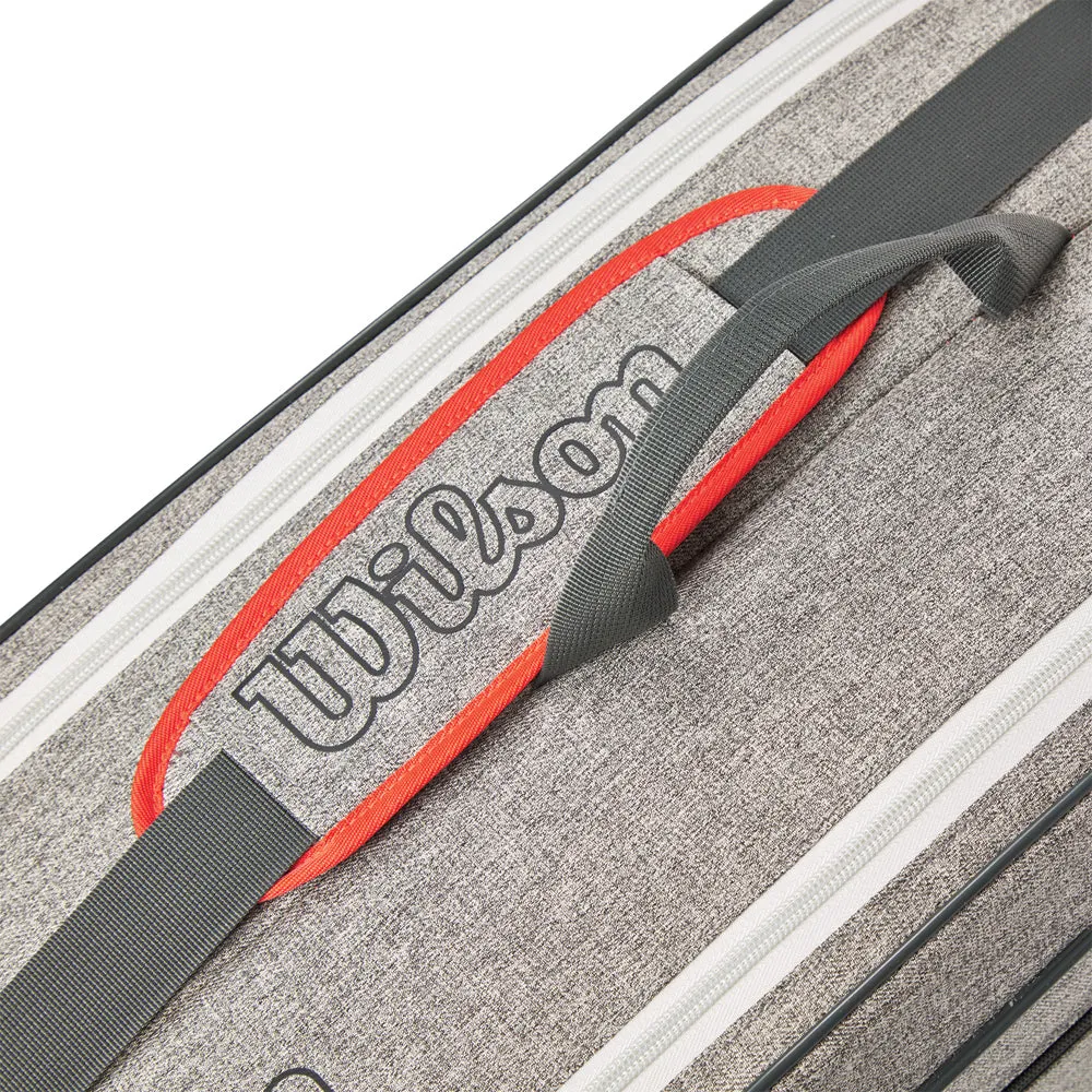 Wilson Team 6 Pack Racket Bag (Heather Grey)
