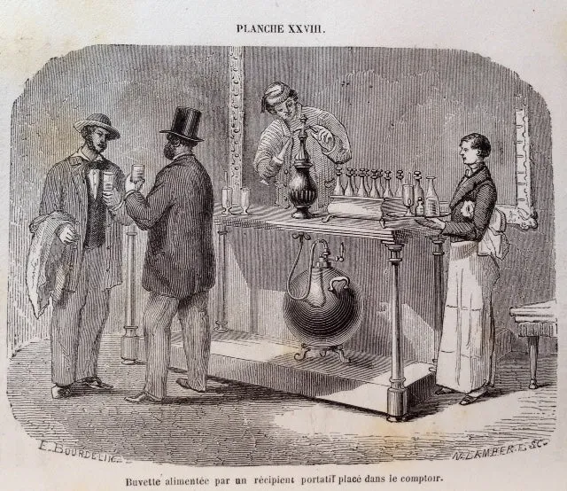 (Wine, Beer, Cider) Hermann-Lachapelle & Charles Glover. Des Boissons Gazeuses: Aux Points de vue Alimentaire, Hygenique et Industriel. Guide Pratique du Fabricant & du Consommateur.