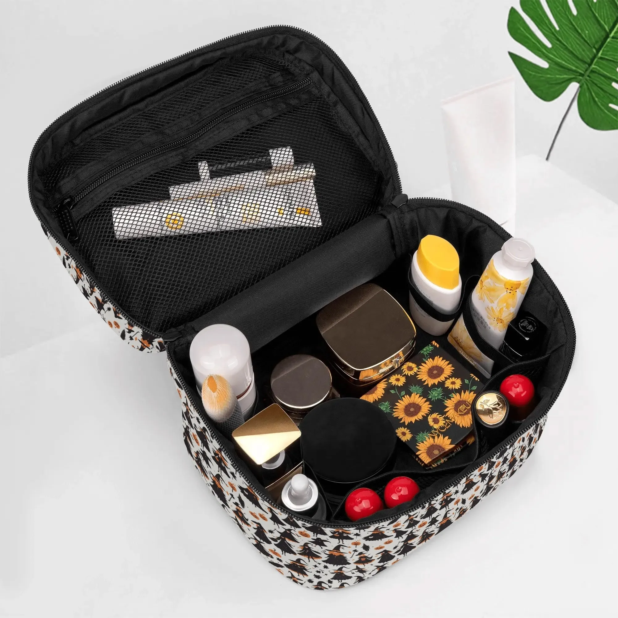Witches Leather Cosmetic Bag
