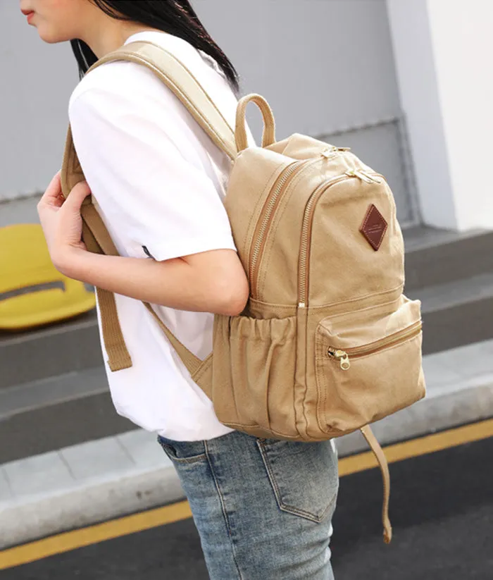 Womens Canvas Rucksack Purse Cute Backpacks For Women