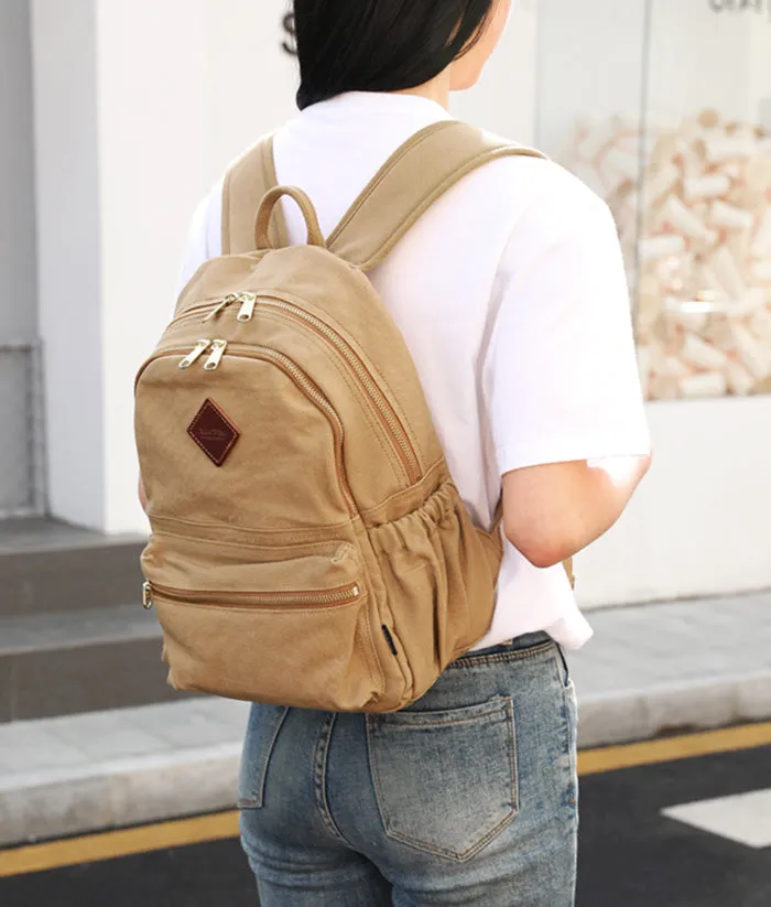 Womens Canvas Rucksack Purse Cute Backpacks For Women