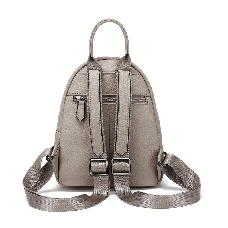 Women's Mini Leather Backpack Purse
