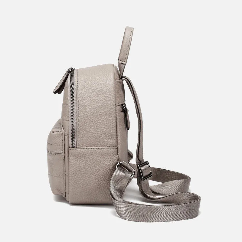 Women's Mini Leather Backpack Purse